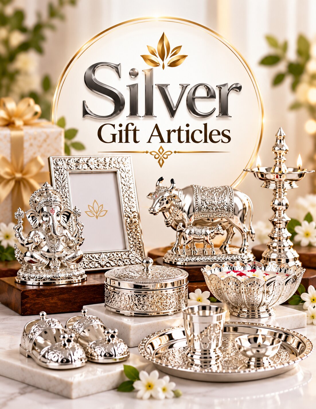 Silver gift articles
